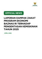 Laporan Dampak Zakat Program Ekonomi BAZNAS RI terhadap Pengentasan Kemiskinan Tahun 2025