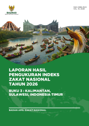 Laporan Hasil Pengukuran Indeks Zakat Nasional Tahun 2026:  Buku III Kalimantan, Sulawesi, Indonesia Timur