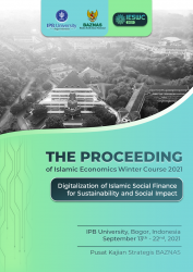 The Proceeding of Islamic Economics Winter Course 2021: Digitalization of Islamic Social Finance Sustainability and Social Impact